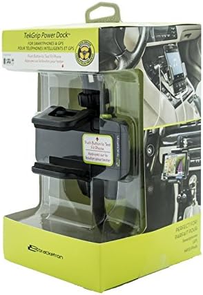 Bracketron Tek Grip 12 V Power Dock Phone Holder with Dual Charging Ports – Hands-Free, Adjustable Gooseneck Mount for i Phone, Samsung Galaxy, Google Pixel, LG, and More – Ultimate Compatibility and Convenient Navigation Solution