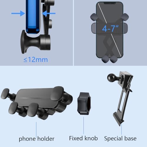 Transform Your Volkswagen Jetta Driving with a Custom-Fit Phone Holder Mount (2019-2024) – Superior Stability, 360-Degree Rotation & Hands-Free Functionality for Safe Navigation and Communication on the Go