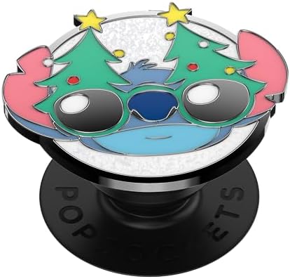 Stylish Lilo & Stitch Pop Socket Grip with Kickstand – Versatile One-Handed Phone Holder for Seamless Use and Enhanced Compatibility across Devices – Effortless Style and Functionality in a Durable Accessory for i Phone, Samsung, and More – Perfect for Wireless Charging and Swappable Designs – Ideal Anti-Drop Solution for Everyday Convenience