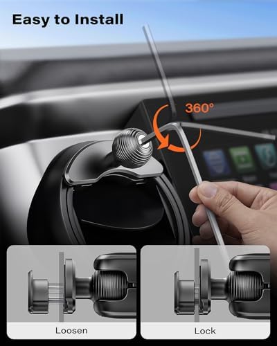 APPS2 Premium Magnetic Car Mount for Toyota Tacoma (2016-2023) – High-Strength 25 N Air Vent Phone Holder with Metal Ball Socket Arm, Mag Safe Compatibility for i Phone 12-16 Series – Ultimate Convenience for Navigation and Secure Device Stability