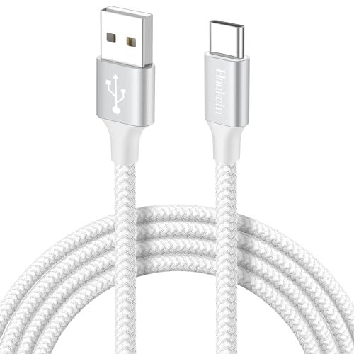 White USB C Cable 10ft, 2 Pack Long USB A to USB C Cable Fast Charging, USBC Charger Cord Compatible with iPhone 16e 16 15 Pro Max Plus, for Samsung Galaxy S21 Note 10, Pixel – Enhanced Compatibility and Speed