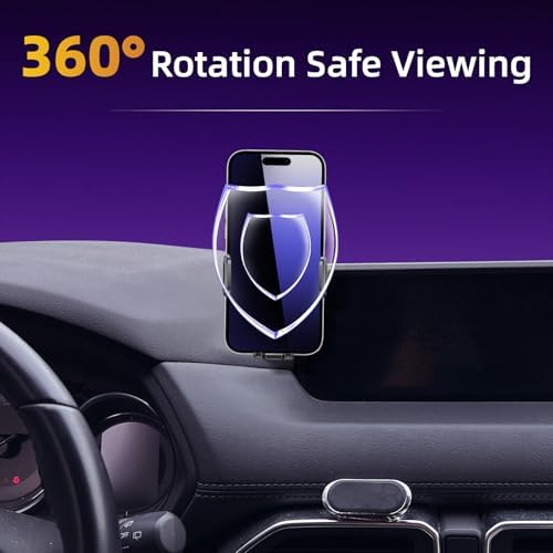 Mazda CX-5 2017-2020 Exclusive Car Phone Holder – Adjustable 7-Inch Screen Cell Phone Mount for Enhanced Driving Safety & Convenience – Robust Auto Accessory for 4-7 Inch Devices with Quick-Release Feature