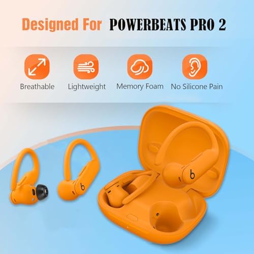 Elevate Your Audio Experience with Premium Memory Foam Ear Tips for Beats Powerbeats Pro 2 – Ultimate Comfort, Noise Isolation, and Secure Fit for Active Lifestyles – Includes 3 Pairs (S/M/L, Black) – Ideal for Enhanced Listening and Seamless Compatibility with Charging Case