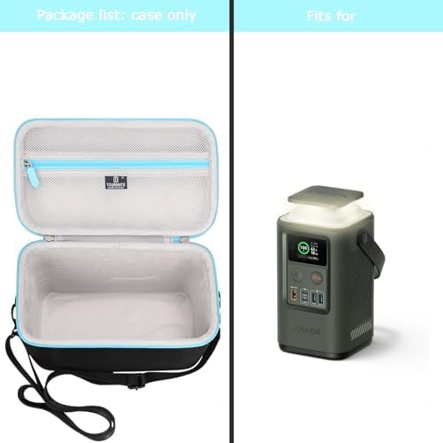 Ultimate Hard Storage Case for Anker Power Core Reserve 192 Wh Power Bank – Impact-Resistant, Lightweight, and Waterproof Travel Protector for 60,000 m Ah Charger – Custom-Fit Design with Soft Interior for Maximum Device Safety and Easy Portability