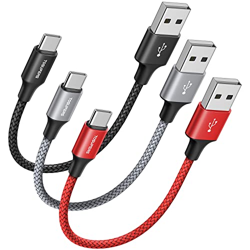 10-Foot Braided USB C Cable Trio – Fast Charging 3 A – Perfect for i Phone 16/15 Pro Max & Samsung Galaxy S Series – Durable Design for Home, Office, and Travel – Ultimate Compatibility & Efficiency in Charging and Data Transfer