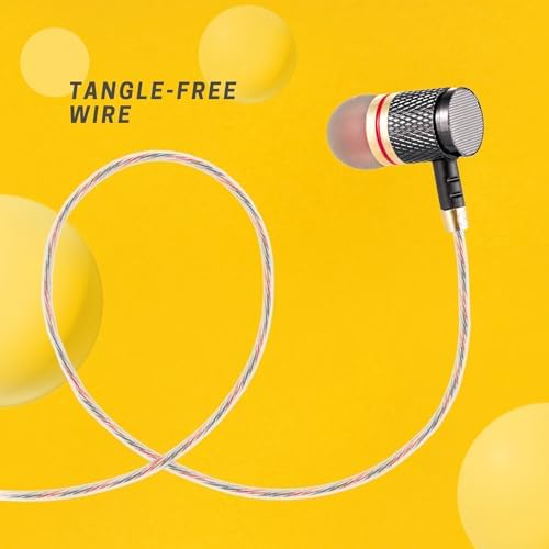 Elevate Your Audio Experience with Betron YSM1000 Wired Earphones – Noise Isolating Earbuds with Tangle-Free Cable and 3.5 mm Jack Compatibility for i Phone and More – Lightweight Comfort for Extended Use and Unmatched Sound Quality
