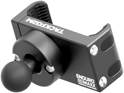 Tackform Enduro 20 LITE Premium Phone Holder – Heavy-Duty Aluminum Mount with Spring Tension for Trucks, Fleet Vehicles, and Off-Road Adventures | 20 mm Ball for Universal Device Compatibility and Quick Access