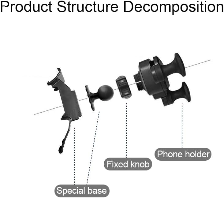 Nissan Rogue 8-Inch Touchscreen Car Phone Holder | Hands-Free Auto Lock Mount for 2021-2025 Models | Secure Smartphone Cradle for Safe Driving | Easy Tool-Free Installation | Enhance Navigation & Connectivity While You Drive