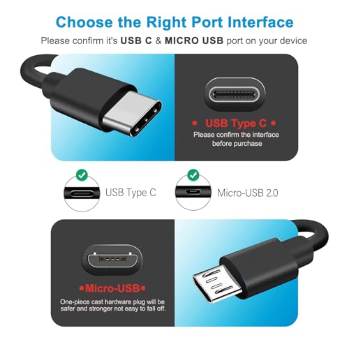 Elevate Your Charging Game with Love Your YY 2-Pack Fire HD & Kindle Charger – Fast USB-C Charging Cable for Fire HD 8, 8 Plus, 10, 10 Plus, Kids Pro, Max 11 Tablets & Kindle Paperwhite (11 th Gen) – Enhanced Compatibility & Durability for Ultimate Convenience