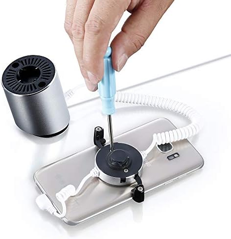 Mobile Phone Anti-Theft Stand Smart Phone Burglar Alarm Display Alarm(Silver with lingtning Interface) – Enhanced Compatibility and Speed