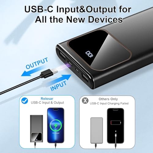 Ultimate 10000 m Ah Fast Charging Power Bank – PD 5 A/3 W USB-C Portable Charger for i Phone 16/15/14/13 & Samsung Galaxy S23/S22 – Lightweight & Durable External Battery Pack for On-the-Go Energy Solutions