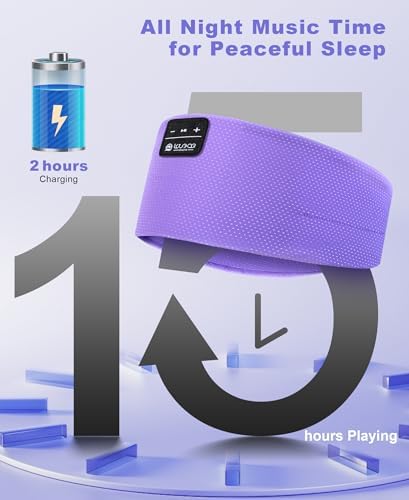 Ultimate Bluetooth 5.4 Sleep Headband Headphones – Designed for Side Sleepers, Unmatched Comfort for Active Lifestyles, Superior Sound Quality, Ergonomic Fit for Enhanced Relaxation, Ideal Tech Gift for Music and Podcast Enthusiasts