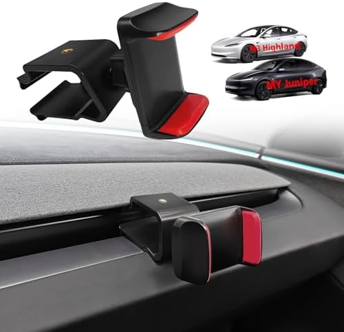 Tesla Model Y & Model 3 Mag Safe-Compatible Dashboard Phone Holder – 360° Adjustable Cradle for All Smartphones & Tablets – Secure 1/4 Screw Mount for Ultimate Safety and Accessibility – Essential EV Accessory for Hands-Free Navigation and Optimal Driving Experience