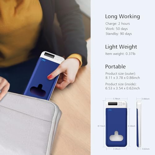 Cell Phone Lock Box with Timer,Portable Timed Phone Lock Box for iPhone and Android Phones, Self-Control Timer Phone Locker to Help Kids,Students Focus Back – Enhanced Compatibility and Speed
