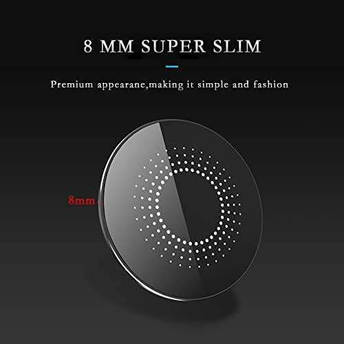 Ultra-Fast 30 W Wireless Charging Pad – Sleek Qi-Certified Charger for Samsung Galaxy S22/S21/S20 & i Phone 14/13/12/11 Series – Lightweight, Portable Design with Non-Slip Surface & Safety Features for Effortless Power Delivery