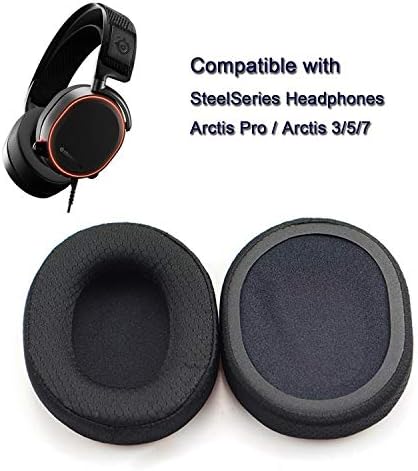 Premium Replacement Ear Pads for Steel Series Arctis 3, 5, 7, 9 X, and Arctis Pro Wireless Headphones – Ultimate Comfort and Sound Enhancement Accessory for Gamers and Audio Enthusiasts
