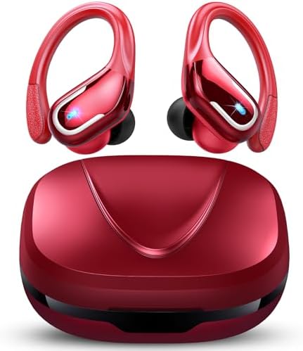 Ultimate Wireless Sport Earbuds with 75-Hour Playtime, Bluetooth 5.4 Connectivity, and IP7 Waterproof Rating – Noise-Canceling Earphones with Deep Bass for Gym, Running, and Outdoor Activities – Enhanced Comfort and Stability for Active Lifestyles