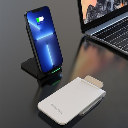 Revolutionary 3-in-1 Wireless Charging Station with Auto-Rising Technology – 15 W Fast Charge for Phones, Smartwatches, and Earbuds – Ultra-Slim Foldable Design for Maximum Portability – Military-Grade Safety Features and Strong Magnetic Hold for Seamless Charging – Perfect Companion for Business Travelers and Tech Enthusiasts