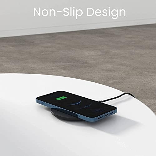 15 W Dual Pack Wireless Charger Pads – Universal Fast Charging Solution for i Phone 16/15/14/13/12/11/XS/X/XR & Samsung S24/S23/S22/S21/S20/S10 – Sleek Non-Slip Design for On-the-Go Power Convenience