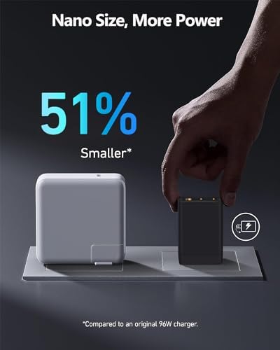 67 W USB C Fast Charger – Triple-Port Ga N Wall Adapter with Foldable Design for Ultimate Portability – Rapid Charging for Mac Book Pro, i Pad Pro, i Phone 15/14, Galaxy S23/S22, Dell XPS 13, Think Pad, Pixel, Steam Deck – Compact Power Solution for On-the-Go Tech Enthusiasts