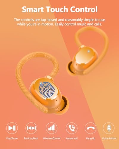Transform Your Audio Experience with Cutting-Edge Bluetooth 5.4 Wireless Earbuds – Hi-Fi Stereo Sound with Advanced ENC Noise Cancellation – IP7 Waterproof for Ultimate Durability – 68-Hour Battery Life with Dual LED Display for Real-Time Monitoring – Perfect for Active Lifestyles and Everyday Connectivity