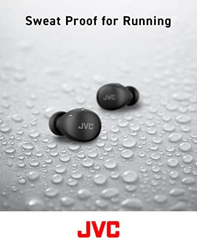 JVC Gumy Mini True Wireless Earbuds – Ultra-Light Bluetooth Headphones with Neodymium Drivers, 23-Hour Battery for Uninterrupted Music, IPX4 Water-Resistant Design Perfect for Active Lifestyles, Effortless Device Pairing for On-the-Go Listening