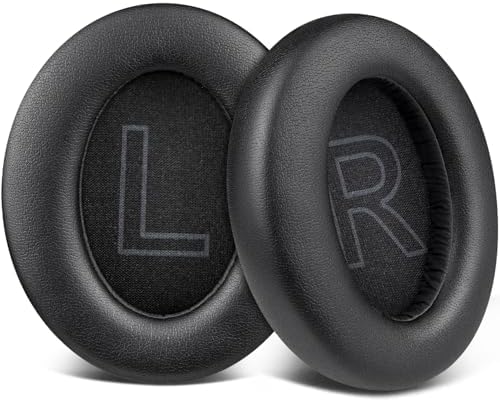 Transform Your Anker Soundcore Q11 i Experience: SOULWIT Premium Replacement Earpads with Soft Protein Leather and High-Density Memory Foam for Ultimate Comfort and Enhanced Sound Quality – Easy Installation, Sleek Black Design for Audiophiles
