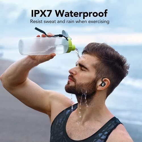 Unleash Your Sound with KT1 Bluetooth Earbuds: 120 Hours of Playtime, IPX7 Waterproof, Deep Bass 2.0 for Ultimate Sports Performance, Secure Earhooks for Active Lifestyles, Smart Digital Display for Battery Monitoring, Enhanced Device Compatibility – Perfect for Running, Gym Workouts, and Everyday Use
