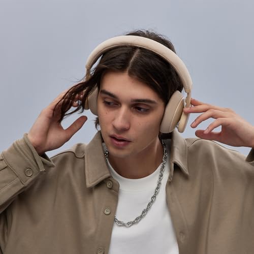 Discover the Ultimate Audio Escape with FINGERTIME’s Bluetooth 5.3 Over-Ear Headphones – Advanced Active Noise Cancelling, Unmatched 40-Hour Playtime, and Luxurious Comfort in a Sleek Grey Finish for Effortless Audio Bliss and Flawless Connectivity