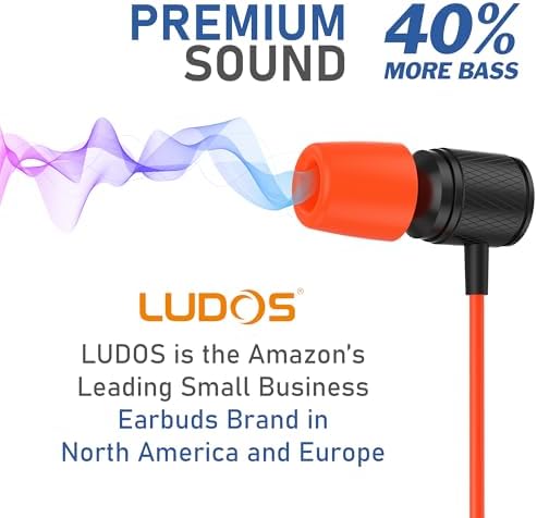 LUDOS Ultra Magnetic USB-C Earbuds for i Phone 16 & Samsung Galaxy – Superior Sound Performance with 5-Year Warranty, Ergonomic Comfort for All-Day Use, Tangle-Free Magnetic Design for Music and Calls – Sleek Black Finish
