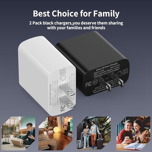 65 W USB-C Fast Charger Block Duo – Compact Power for Laptops, Phones, and Tablets – Enhanced Compatibility with Quick Charge Technology – Ideal for Travel and Office Use – Reliable Safety Features with 18-Month Warranty – Perfect Gift for Tech Enthusiasts