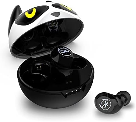 Adorable Panda-Themed Kids Wireless Earbuds – Bluetooth 5.0 with 36 Hours Playtime & IPX6 Waterproof for Active Lifestyles – 3 D Stereo Sound & Built-in Mic for Hands-Free Calling – Perfect for Children and Adults