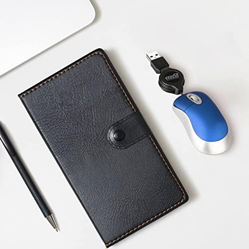 Compact Blue USB Optical Mouse Duo with Retractable Cable – Perfect Travel Accessory for Windows & Mac Users, High Precision & Ergonomic Comfort, Tangle-Free Design for On-the-Go Computing