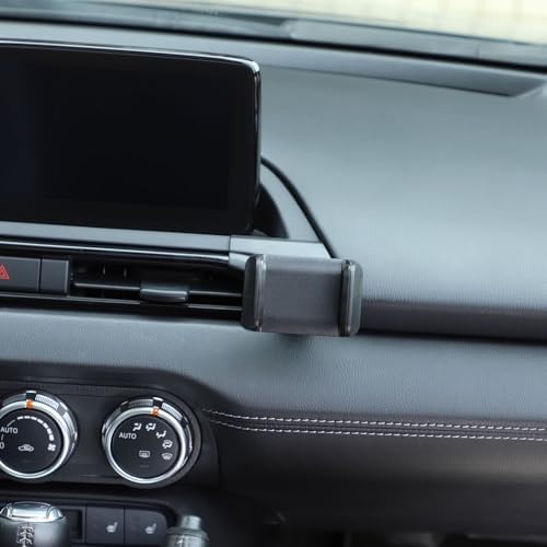 Mazda MX-5 ND 2016-2024 Air Vent Phone Holder Mount – Universal Smartphone Car Mount for Hands-Free Navigation and Communication, Quick Install, 360-Degree Adjustable Viewing Angle, Essential Driving Accessory for Enhanced Safety and Convenience
