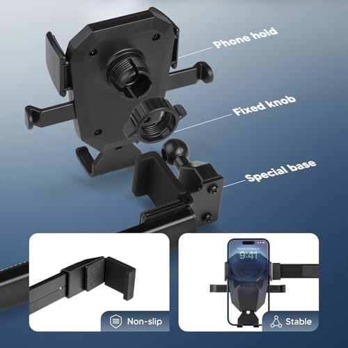 Upgrade Your Toyota Corolla Driving Experience – Custom 360° Phone Holder for 2019-2025 & Corolla Cross 2022-2025 – Adjustable Mobile Stand for 8-Inch Screens – Effortless Tool-Free Installation & Enhanced Safety Accessory for Seamless Connectivity on the Road