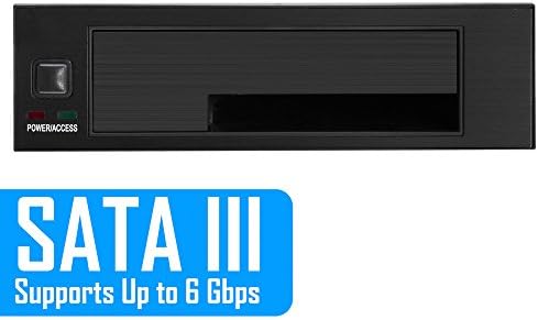 Kingwin Universal Hot Swap Mobile Rack for 2.5” & 3.5” SSD/HDD – Effortless Internal Tray-Less SATA Hard Drive Backplane Enclosure with 6 Gbps Support for SATA I/II/III & SAS I/II – Ultimate Flexibility and Enhanced Data Transfer Speed for Efficient Storage Management