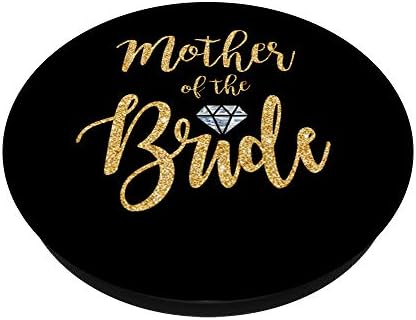 Cherished Mother of the Bride Pop Socket Grip – Unique Wedding Day Gift for Moms – Stylish & Functional Phone Stand for Bridal Party – Universal Fit for Smartphones & Tablets – Memorable Keepsake for Lasting Love and Joy