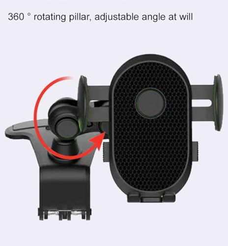 Revolutionary 360° Rotatable & Retractable Car Phone Holder – Adjustable Multifunctional Rearview Mirror Mount for All Mobile Devices with Secure Four-Clamp Design for Enhanced Safety and Convenience