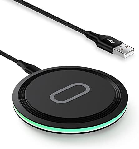 15 W Fast Wireless Charging Pad for Samsung Galaxy Devices – Optimal Compatibility with S Series, Note, Z Flip & Fold – Sleek Design & Advanced Safety Features for Rapid Power Boost