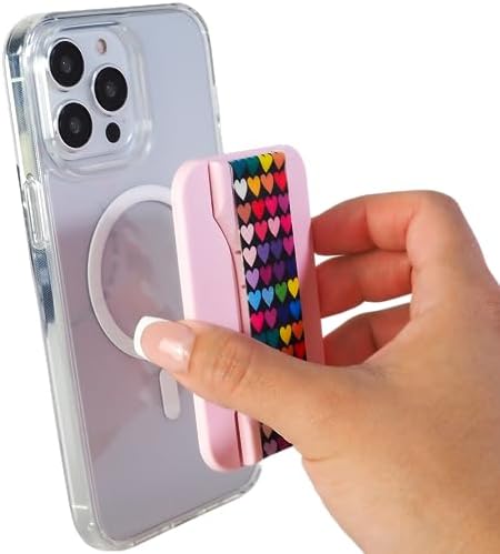 Revolutionary Love Handle PRO Magnetic Phone Grip & Stand – Ultimate Silicone Strap for i Phone & Android – All-in-One Device Mount, Kickstand, and Secure Holder – Experience Unmatched Stability, Style, and Convenience for Every Smartphone User