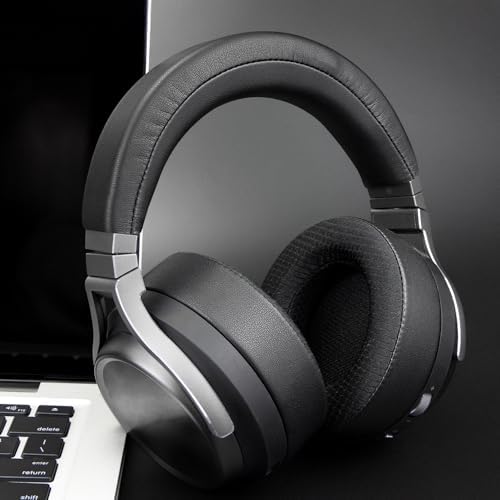 Revolutionize Your Gaming Comfort with SOULWIT Protein Leather Headband Cover for Corsair Virtuoso RGB Wireless XT SE – Stylish White & Grey Design for Enhanced Cushioning and Durability – Easy Installation Replacement Pad for Ultimate Headset Performance and Aesthetic Upgrade