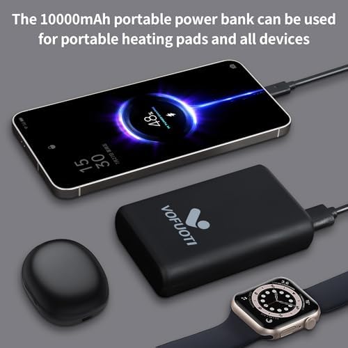 High-Capacity 7.4 V Power Bank for Heating Pads – 10000 m Ah Portable Charger with Rapid Charge and Universal Compatibility for Ultimate Comfort on the Go