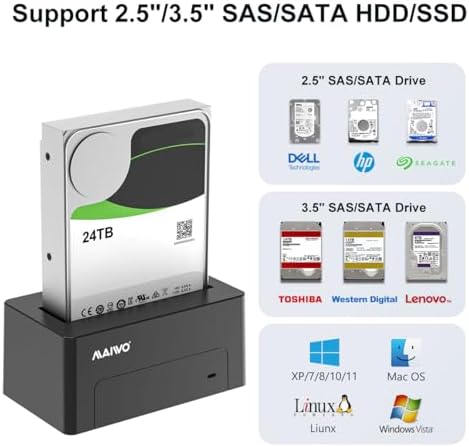 MAIWO m SATA SSD Enclosure: High-Speed USB 3.0 Adapter for Effortless 2 TB Data Access – Cable-Free, Portable Storage Solution with Enhanced Compatibility for Windows & Mac