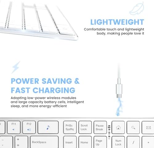K01 R 2.4 G Wireless Keyboard – Ultra-Slim Compact Design with Numeric Keypad for Effortless Typing on Windows PCs & Laptops, Long-Lasting Battery Life, Whisper-Quiet Keys for Enhanced Productivity, Perfect for Home & Office Use
