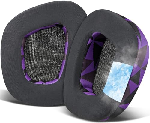 Transform Your Gaming Setup with SOULWIT Cooling-Gel Earpads for Corsair Void Series – Luxurious Ice Silk Fabric for Ultimate Comfort and Superior Sound Enhancement – Perfect Replacement Cushions for Void, Void Pro, Void Elite & Surround Wired/Wireless Gaming Headsets – Striking Red Storm Aesthetic for Unmatched Style and Performance