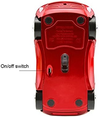 Vibrant Pink Car-Shaped Wireless Mouse for Small Hands – 2.4 GHz Ergonomic Optical Gaming Mouse with USB Receiver – Perfect for Kids, PC, and Laptop Use – Fun and Functional Computer Accessory