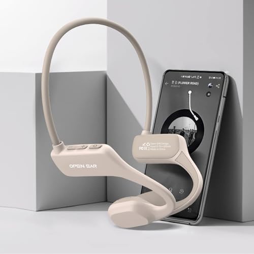 Revolutionary Bone Conduction Wireless Sport Earbuds – Open Ear Design for Enhanced Awareness and Comfort – Sweatproof Bluetooth 5.2 Headphones for Running, Gym, and Hands-Free Calls – Lightweight Ergonomic Fit for Active Lifestyles – Waterproof Technology for Ultimate Durability and Performance