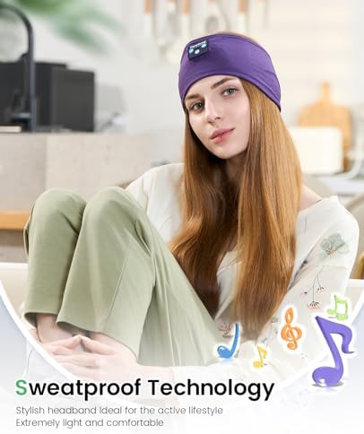 Perytong Wireless Bluetooth Sports Headband Headphones – Ultimate Comfort & Crystal-Clear Sound for Sleep, Yoga & Jogging – Perfect for Insomnia Relief, Meditation, and Easy Device Pairing