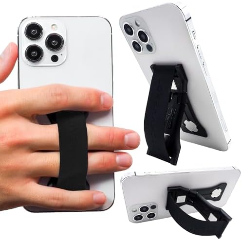 Premium LOVEHANDLE PRO Silicone Phone Grip – Versatile Magnetic Mount & Kickstand for Smartphones/Tablets – Bubblegum Pink Glow – Effortless One-Handed Control & Enhanced Device Compatibility – Waterproof & Easy-to-Clean Design for Stylish Protection and Functionality – Ideal for Selfies, Texting, and Streaming – Innovative 360° Kickstand for Vertical/Horizontal Use – Durable Silicone Strap with Strong Internal Magnets – Perfect for Everyday Use – Family-Owned Quality from Texas