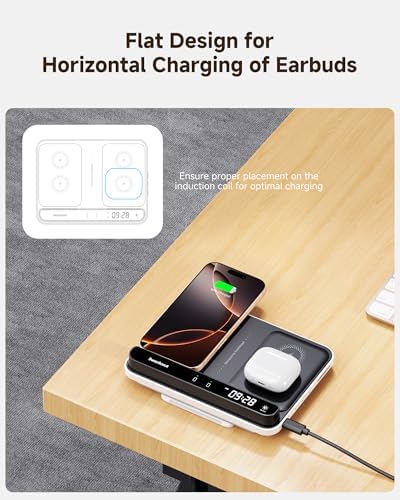 Swan Scout 710 A Dual Wireless Phone Charger – Fast Charging Station for i Phone 16/15/14/13/12/11/8/X, Apple Watch 10/9/8/7/6/Ultra, and Air Pods Pro/3/2/4 – Effortless Multi-Device Charging with Enhanced Compatibility and Sleek Design